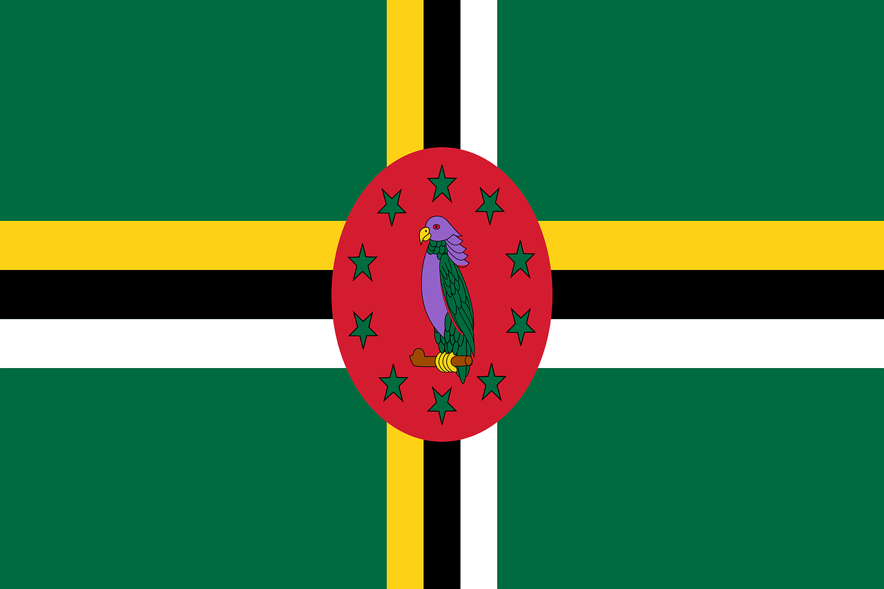 dominica, flag, national flag